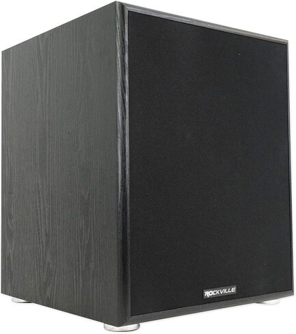 Rockville Rock Shaker 12" Inch Wood 800w Powered Home Theater Subwoofer Sub in Saudi Arabia