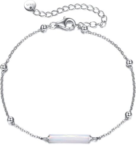 TIGER RIDER Opal Bracelet 925 Sterling Silver Opal Jewelry Gifts for Women in Kuwait