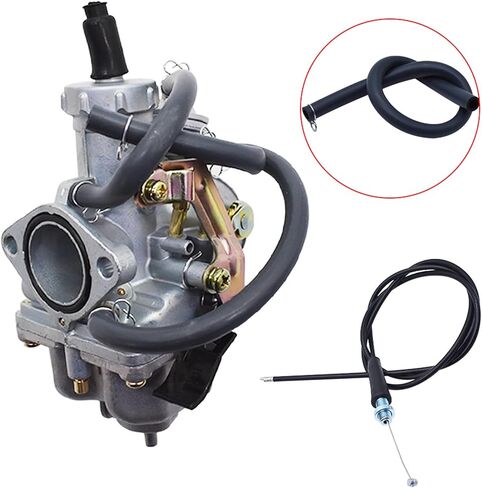labwork Carburetor Carb with Throttle Cable Replacement for Honda Recon 250 TRX250TE 2x4 ES TRX250TM 2x4 TRX250 2x4 in Saudi Arabia