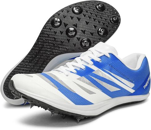 Men Women Track and Field Shoes Kids Spikes Track Sneakers Boys Girls Running Nail Footwears in Saudi Arabia