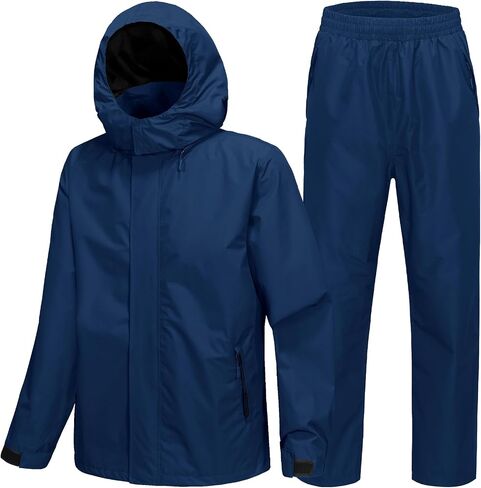 SWISSWELL Golf Rain Gear for Men Waterproof Golf Rain Suit for Men Breathable Lightweight Rain Jacket and Pants in Kuwait