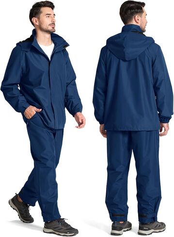 SWISSWELL Golf Rain Gear for Men Waterproof Golf Rain Suit for Men Breathable Lightweight Rain Jacket and Pants in Kuwait