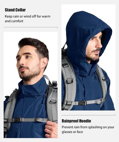 SWISSWELL Golf Rain Gear for Men Waterproof Golf Rain Suit for Men Breathable Lightweight Rain Jacket and Pants in Kuwait