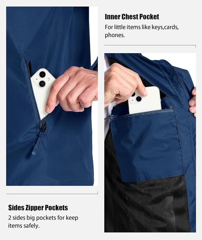 SWISSWELL Golf Rain Gear for Men Waterproof Golf Rain Suit for Men Breathable Lightweight Rain Jacket and Pants in Kuwait