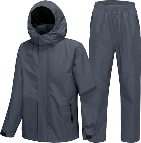 SWISSWELL Golf Rain Gear for Men Waterproof Golf Rain Suit for Men Breathable Lightweight Rain Jacket and Pants in Kuwait