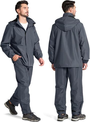 SWISSWELL Golf Rain Gear for Men Waterproof Golf Rain Suit for Men Breathable Lightweight Rain Jacket and Pants in Kuwait