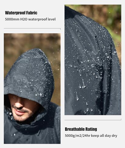 SWISSWELL Golf Rain Gear for Men Waterproof Golf Rain Suit for Men Breathable Lightweight Rain Jacket and Pants in Kuwait