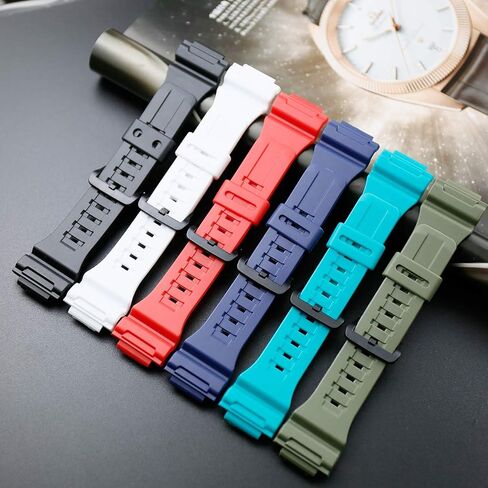 Resin watch strap Replacement fit for casio AQ-S810W AEQ-110 SGW-400H W-735H watch bands Men's outdoor sports wristband bracelet in Kuwait