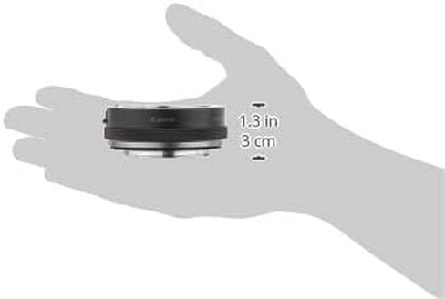 Canon 3442C005 Bayonet Adapter EF-EOS R with Insertion Filter (C-PL: Circular polarising Filter A) Black in Kuwait