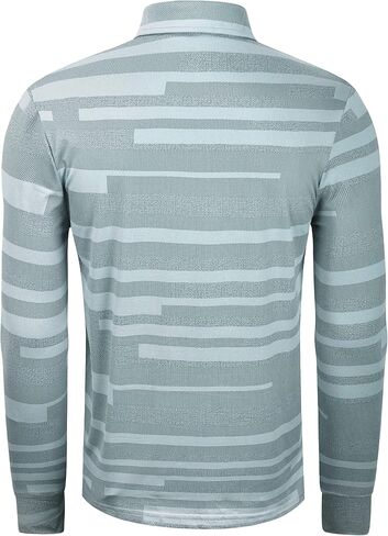 Long Sleeve Polo Shirts for Men Casual Dress Polo Tee Shirts Lightweight Quick Dry Collared Golf Shirt in Saudi Arabia