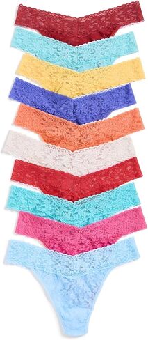 hanky panky Women's x Pantone Color of the Year Original Rise Thong 10 Pack in Saudi Arabia