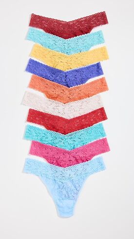 مجموعة من 10 قطع من Hanky ​​Panky للسيدات x Pantone Color of the Year Original Rise Thong in Kuwait