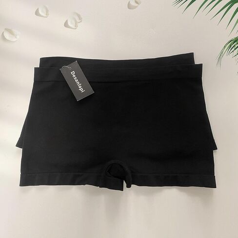 Desanlapi Boyshort Panties Womens Full Coverage Seamless Underwear Soft Stretch Boxer Briefs in Saudi Arabia