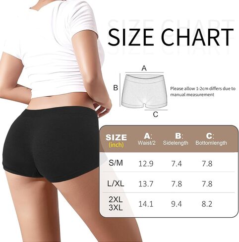 Desanlapi Boyshort Panties Womens Full Coverage Seamless Underwear Soft Stretch Boxer Briefs in Saudi Arabia