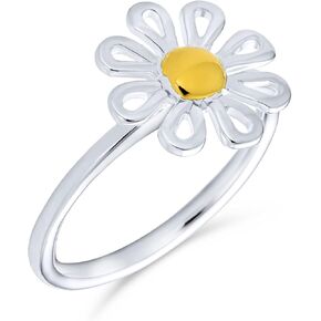Summer Spring Time Two Tone Multi Charm Sunshine Sunflower Daisy Flower Earring Pendant Bracelet Jewelry Set For Women Teen Yellow 14K Gold Plated .925 Sterling Silver