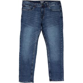 IZOD Mens Straight Fit Denim Jeans 40W x 30L Denim Light