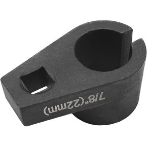 1PC Offset Oxygen Sensor Socket, Wire Gate Accesses Sensor from Side, Preventing Damage to Wires, 3/8-Inch Drive, 7/8-Inch (22mm), Suitable for Most Cars, Trucks
