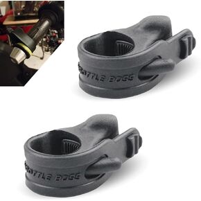2 PCS Motorcycle Modified Throttle Clip, Waterproof Design, Vehicle Throttle Switch Bracket Accessories, Universal Durable Scooter Accelerator Auxiliary Control Grip (Black)