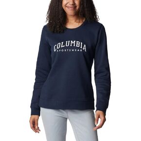 Columbia Women's Trek Graphic Crew, Collegiate Navy/CSC Collegiate, XX-Large