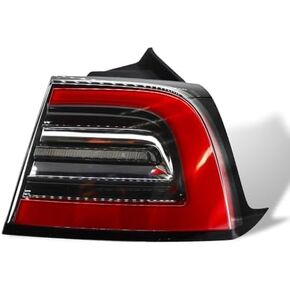 4-PIN Tail Light Assembly Compatible with Model 3 Model Y 2020-2023 Yellow Signal Light Right Side Outer Tail Lamp 1502087-00-D