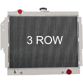 ALLOYWORKS 3 Row Core Aluminum Radiator for 1979-1993 Dodge Ramcharger D & W Truck 5.2L 5.9L V8