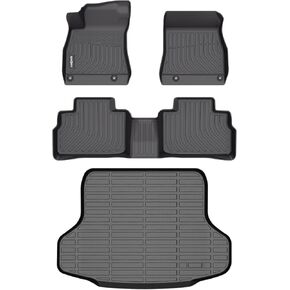 GINOWY-Floor Mats & Cargo Liner for 2020-2025 Nissan Sentra, Fit for Sentra S丨Sentra SV丨Sentra SR, All Weather Aloor Mat Sentra Car Mats, Sentra Cargo Mat Trunk Mat, Sentra Car Accessories