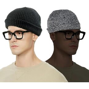 Reflective Beanie Men Women Unisex Reflective Hat Winter Warm Reflective Hat Running Walking Reflective Beanie Black