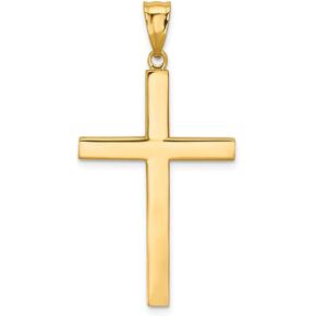 Jewels By Lux 14K Yellow Gold Cross Pendant