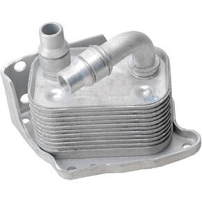Bapmic 11427508967 Engine Oil Cooler Heater Exchanger Compatible with BMW E46 E60 E81 E87 E90 X3 E83 Z4 E85