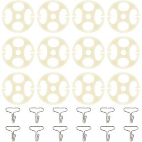 Aokdom 12PCS Car Seat Cover Plum Clips with Metal Hooks,Anti-Slip Car Seat Locking Clip for Fixing Seat Covers,Universal Automotive Seat Cover Accessories Fasteners Fits Car Truck SUV RV