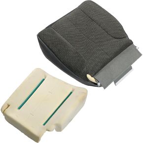 labwork Front Driver Bottom Cloth Seat Cover and Sponge Cushion Replacement for Ram SLT ST 1500 2500 2002-2005