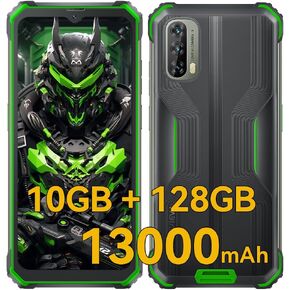 Blackview BV7100 Rugged Phone,13000mAh Battery,33W Fast Charge,10GB+128GB/1TB Expand,6.58" FHD+,Android 12,IP69K Waterproof Unlocked Cell Phone,NFC,OTG,Glove Mode,Face/Fingerprint Rugged Smartphone