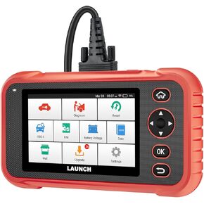 LAUNCH OBD2 Scanner CRP (Upgrade of CRP123I) Car Scanner, Engine/ABS/SRS/Transmission Diagnostic Scanner, 3 Reset Scan Tool, Check Engine Code Reader, Auto VIN,Battery Test