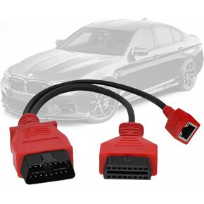 OBD Programming Coding Ethernet Adapter for BMW F & G Series Obd2 16Pin Enet RJ45 Splitter Y Cable Connector,Work with A-utel Maxisys MK908/MS908S PRO II/Elite II/MPM Scanner Diagnostic Tool