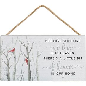 Simply Said, INC Petite Hanging Accents, Someone We Love is in Heaven... - 5.5" x 6.5" Wood Sign PHA1512