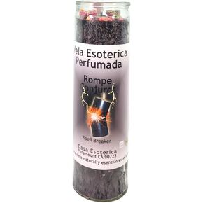 Spell Breaker-Palm Wax Spiritual Intention Spell Candle-[Black] | Vela CASA ESOTERICA PERFUMADA- (ROMPE CONJUROS)