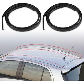 شرائط قولبة السقف بالتنقيط من JDMON متوافقة مع Toyota Yaris Hatchback 2007 2008 2009 2010 2011، استبدل 75551-52130، يسار ويمين، قطعتان