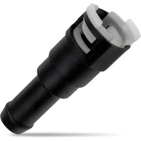 1 PC Car Heater Air Inlet Front Hose Connector, Plastic Leak-free Fuel Pipe Quick Connector, Non-destructive Installation OEM #15119175 Accessories, Compatible with Chevrolet GMC (Black)