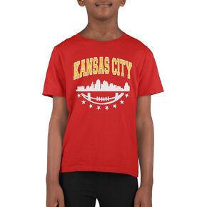 Boys Football T-Shirt Sports Fan Gear Short Sleeve Printed Designs in Kuwait