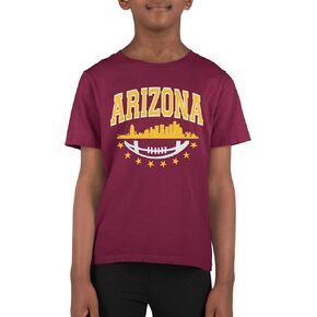 Boys Football T-Shirt Sports Fan Gear Short Sleeve Printed Designs