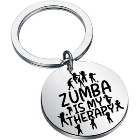 BLEOUK Zumba Themed Gift Zumba KeyChain Zumba Lovers Gifts Zumba Gift For Girl Zumba Coach Thank you Gift Zumba Sport Gifts