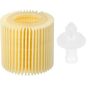 X AUTOHAUX Engine Oil Filter Replacement 04152-YZZA6 04152-37010 Oil Fuel Filter for Toyota Corolla L LE LE Eco S 1.8L L4 - Gas 2015