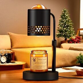 Candle Warmer Lamp for Home Decor: House Warming for Jar Candles with 2 Bulbs - Electric Wax Melt Warmer with Timer