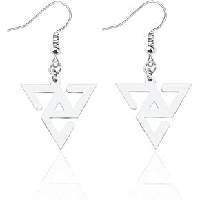 WSNANG Korean Band Gift 17 Fans Earrings K-pop Earrings Gift Korean Group Merchandise K-POP Music Lover Gift