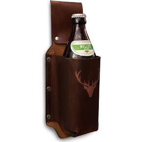 Beer Holster, Beer Belt, Bottle Holder Made of Genuine Leather as a Gift/Gift idea for Men for Men/Boyfriend