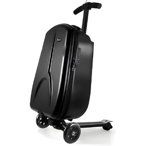 Electric Luggage, Scooter Suitcase for Kids 4-15, Detachable & Foldable 4-in-1 Travel Trolley, Multifunctional Ride-On, Lightweight Aluminum Frame, GPS-Enabled (Electric)