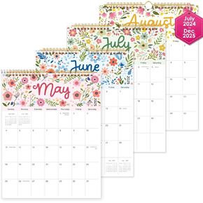Wall Calendar 2024-2025, 19 Monthly Large Calendar 2024-2025 - 14'' x 11'' - Runs from June 2024 Until December 2025, 2024-2025 Wall Calendar for Home, School and Office Supplies