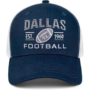 Embroidered Football Hat for Men Women Adjustable City Classical Baseball Cap Gifts for Fans
