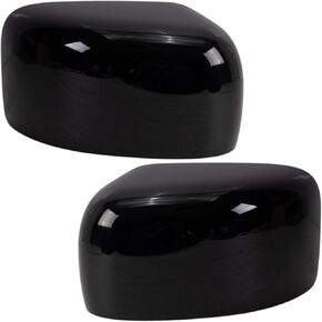 TRQ Mirror Cap Set Compatible with 2015-2019 Jeep Renegade