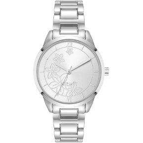 Nine West Women's Floral Dial Bracelet Watch